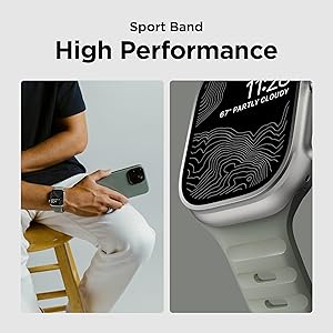 Amazon.com: Nomad Sport Band - 45mm | Coastal Rock Green